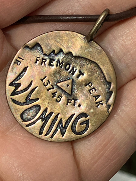Fremont Peak Bronze Necklace