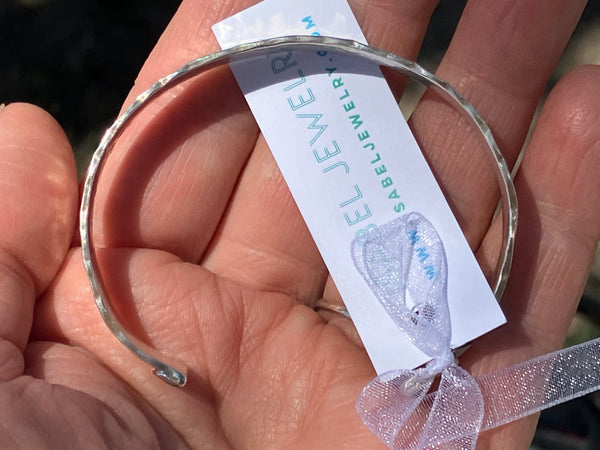 Hammered Sterling Silver Cuff