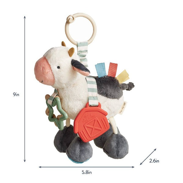 Cow Link and Love Activity Plush