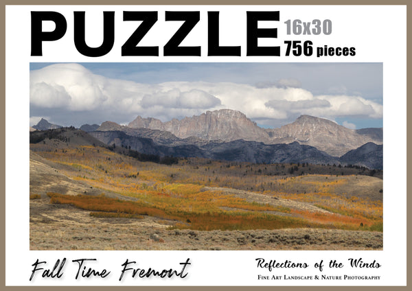 Fall Time Fremont Puzzle, 16x30