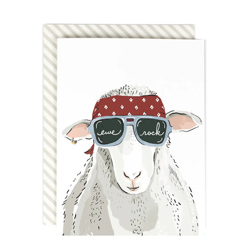 Ewe Rock 2.0 Card