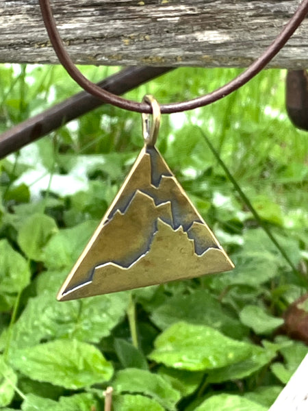 Wind River Range Bronze Necklace