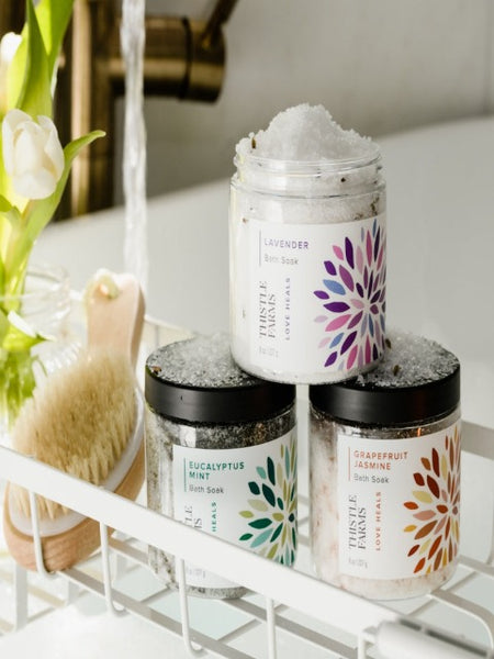 Bath Soak Trio (Eucalyptus, Lavender, and Grapefruit)