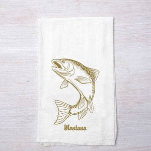 Pinedale Trout Tea Towel