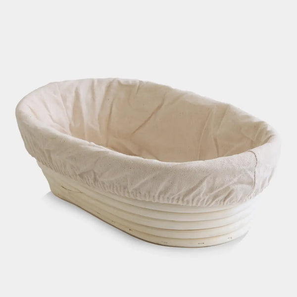 Oval Bread Basket With Liner