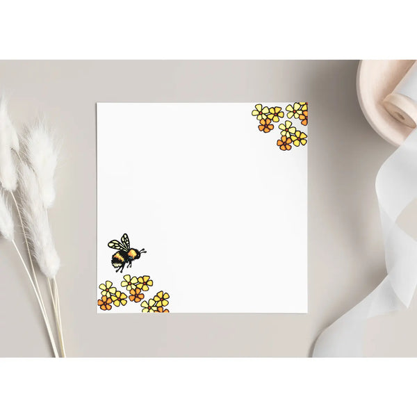 Bumble Bee Mini Square Notes