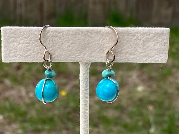 Nevada Turquoise Drop Earrings