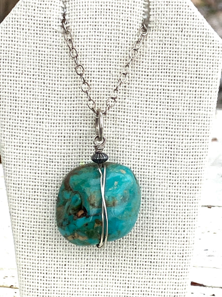 Turquoise Nugget Necklace