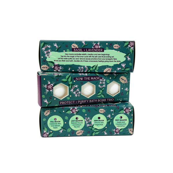 Protect & Purify Bath Bomb Trio