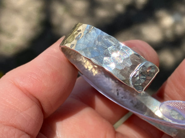 Hammered Sterling Silver Cuff