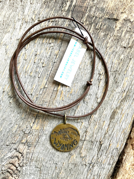 Fremont Peak Bronze Necklace