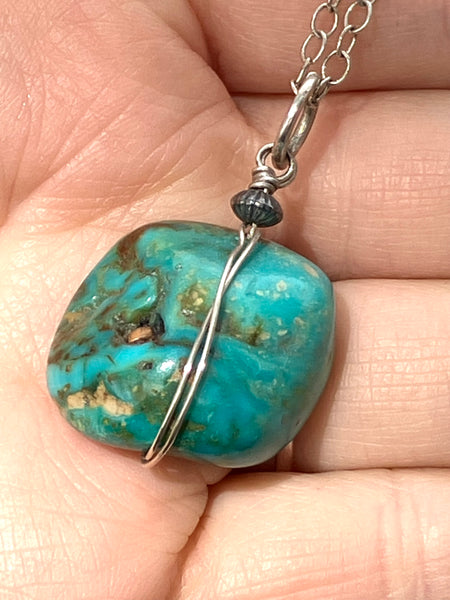 Turquoise Nugget Necklace