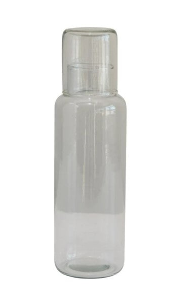 Recycled Glass Decanter & Glass, Set of 2