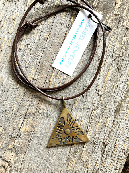Wind River Range Bronze Necklace