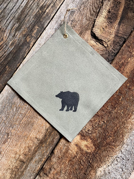 Bear Leather Pot Holder