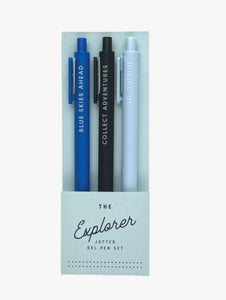 Explorer Gel Pen Set of 3