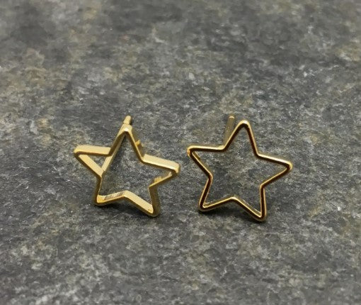 Gold Star Studs