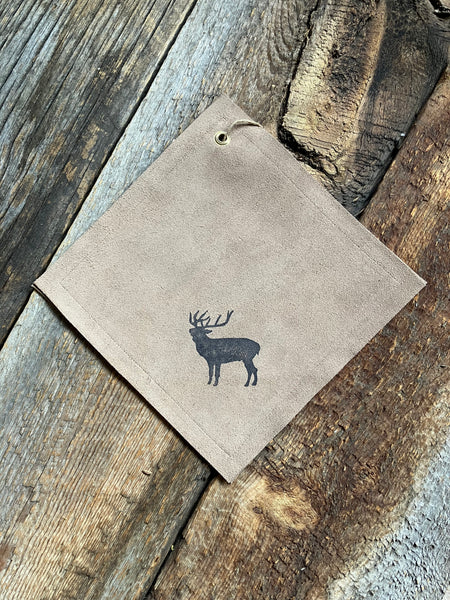 Elk Leather Pot Holder
