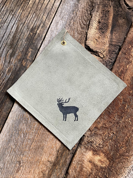 Elk Leather Pot Holder