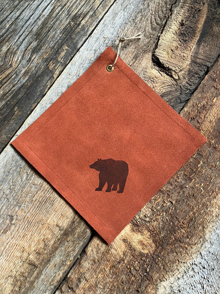 Bear Leather Pot Holder