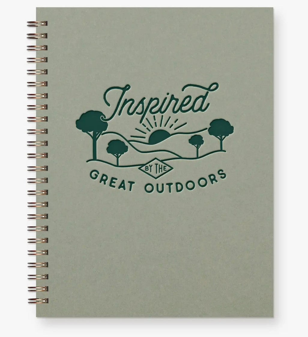Great Outdoors Journal- Sage Green Coloring