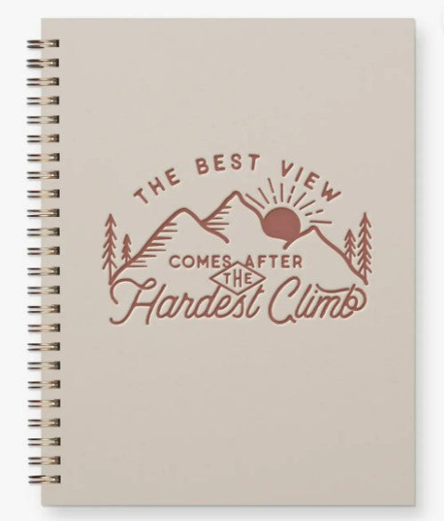 Best View Lined Notebook-Morning Fog Color