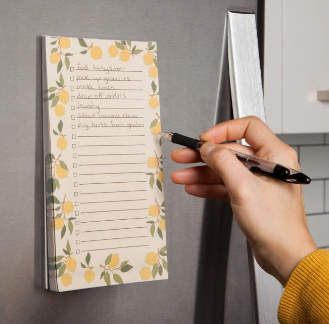 List It Lemons Note Pad