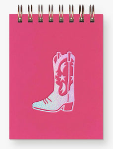 Cowboy Boot (Pink) Mini Jotter