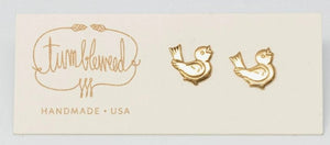 Singing Bird Stud Earrings