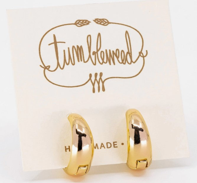 Extra Small Gold Hoop Earrings