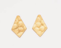 Hammered Triangle Earrings
