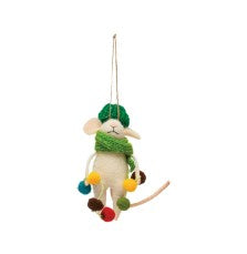 Mouse with Garland Ornament