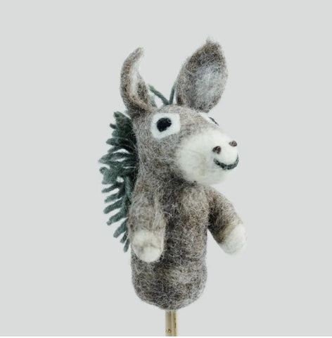 Donkey Finger Puppet