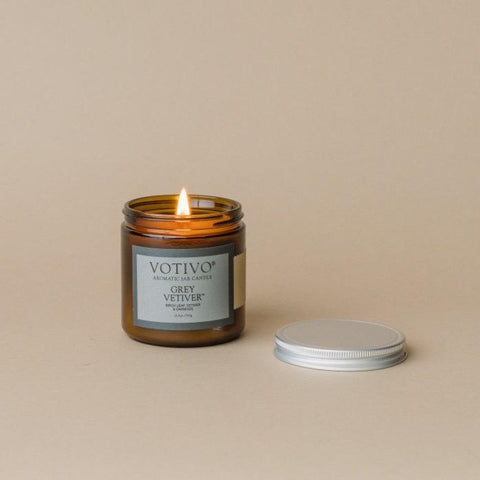 Grey Vetiver Jar Candle