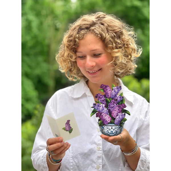 Garden Lilac Mini Pop Up Card