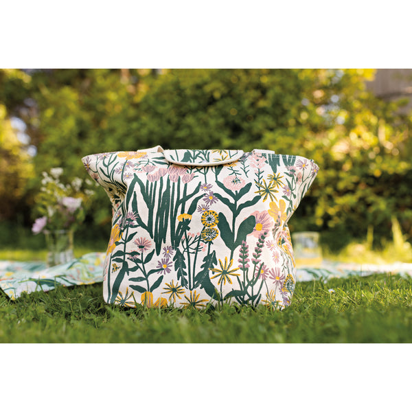 Bees and Blooms Fold Up Tote