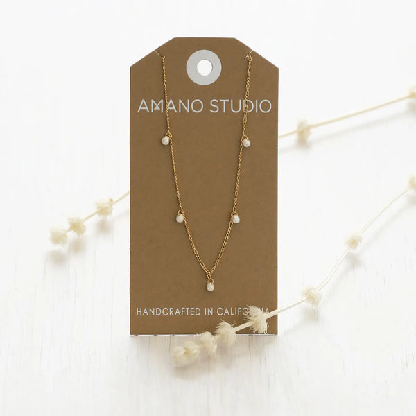 Freshwater Pearl Five Graces Necklace