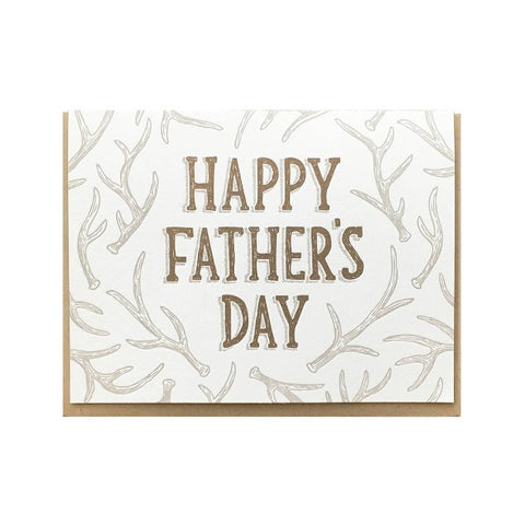 Father's Day Antlers Card