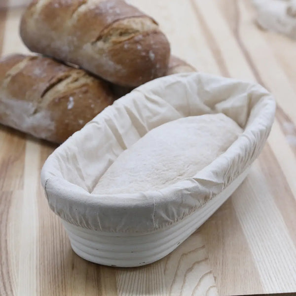 Oblong Bread Basket With Liner