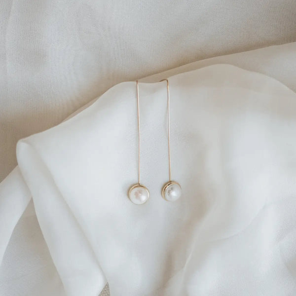 Monroe Bridal Pearls Earrings