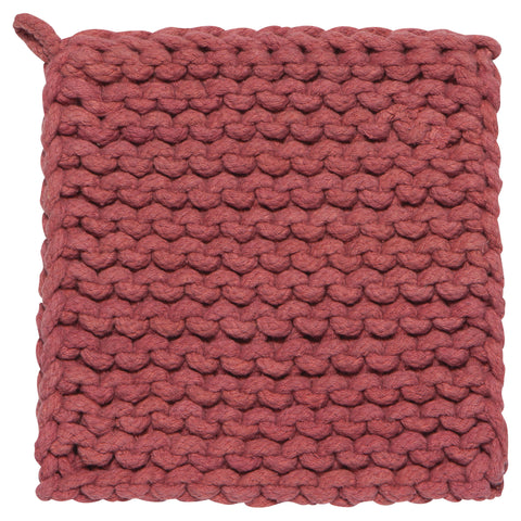 Canyon Rose Knit Pot Holder