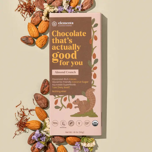 Almond Crunch 70% Dark Chocolate Bar