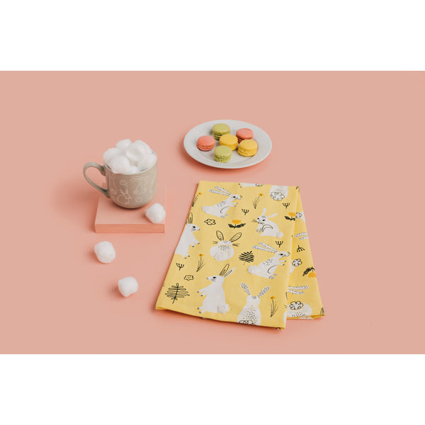 Deco Cottontail Tea Towel