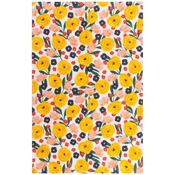 Full Bloom Tea Towel Set of 3