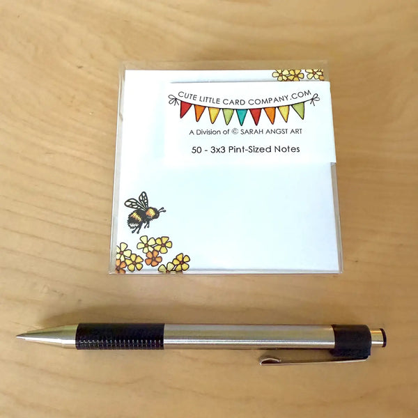 Bumble Bee Mini Square Notes