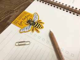 Bee Magnetic Bookmark