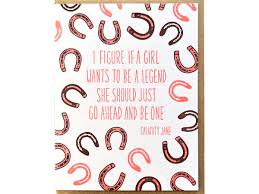 Calamity Jane Quote Card