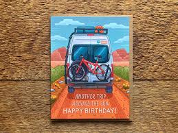 Van Trip Birthday Card
