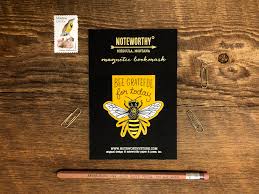Bee Magnetic Bookmark
