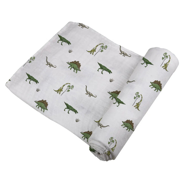 Dino Days Cotton Muslin Swaddle